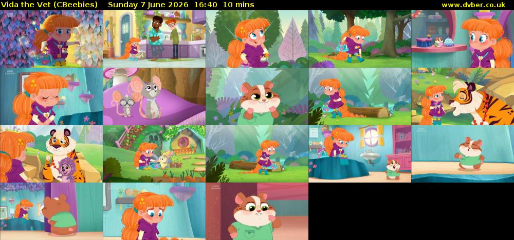 Vida the Vet (CBeebies) Sunday 7 June 2026 16:40 - 16:50