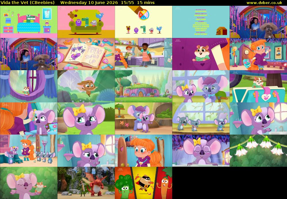 Vida the Vet (CBeebies) Wednesday 10 June 2026 15:55 - 16:10