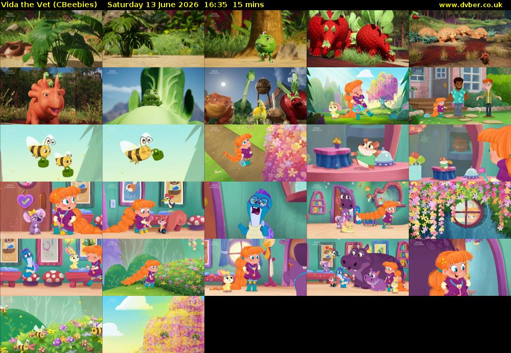 Vida the Vet (CBeebies) Saturday 13 June 2026 16:35 - 16:50
