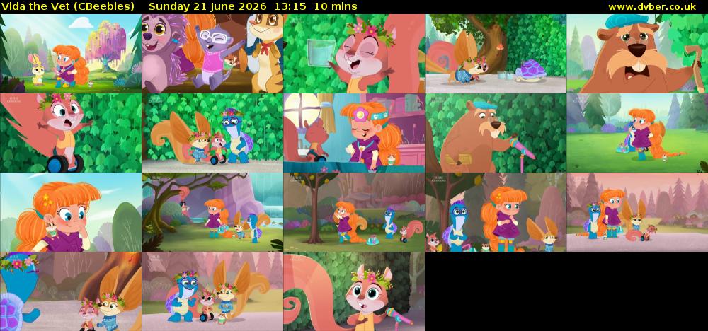 Vida the Vet (CBeebies) Sunday 21 June 2026 13:15 - 13:25