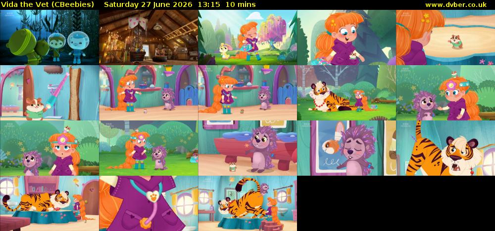 Vida the Vet (CBeebies) Saturday 27 June 2026 13:15 - 13:25