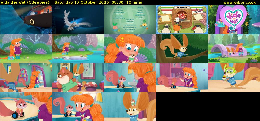 Vida the Vet (CBeebies) Saturday 17 October 2026 08:30 - 08:40