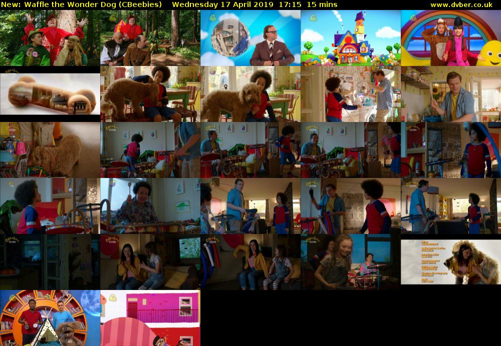 Waffle the Wonder Dog (CBeebies) Wednesday 17 April 2019 17:15 - 17:30