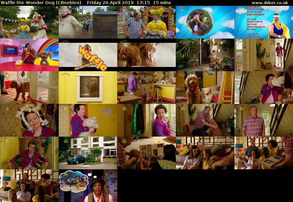 Waffle the Wonder Dog (CBeebies) Friday 26 April 2019 17:15 - 17:30