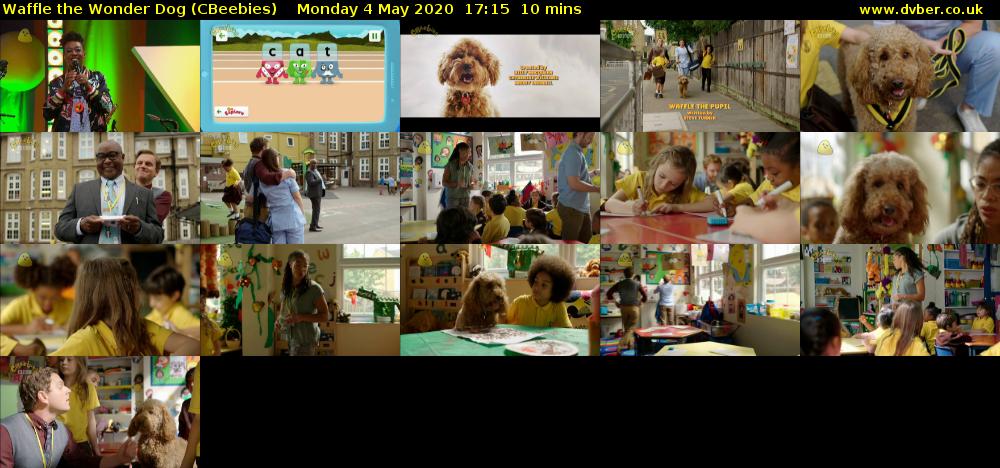 Waffle the Wonder Dog (CBeebies) Monday 4 May 2020 17:15 - 17:25