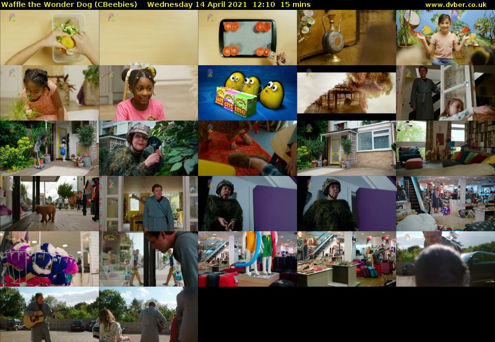Waffle the Wonder Dog (CBeebies) Wednesday 14 April 2021 12:10 - 12:25