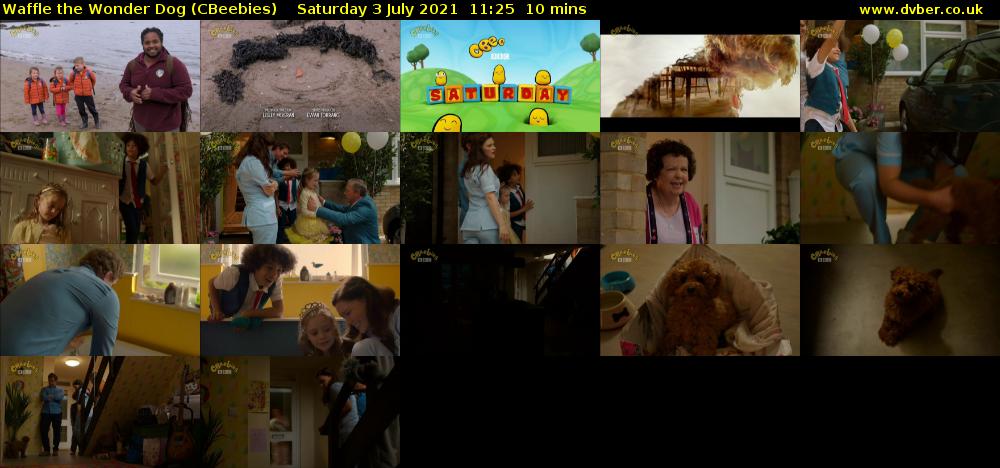 Waffle the Wonder Dog (CBeebies) Saturday 3 July 2021 11:25 - 11:35