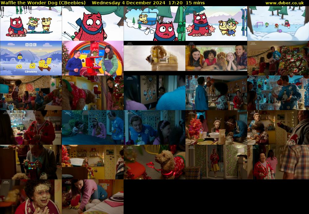 Waffle the Wonder Dog (CBeebies) Wednesday 4 December 2024 17:20 - 17:35