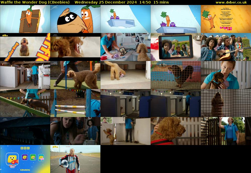 Waffle the Wonder Dog (CBeebies) Wednesday 25 December 2024 14:50 - 15:05