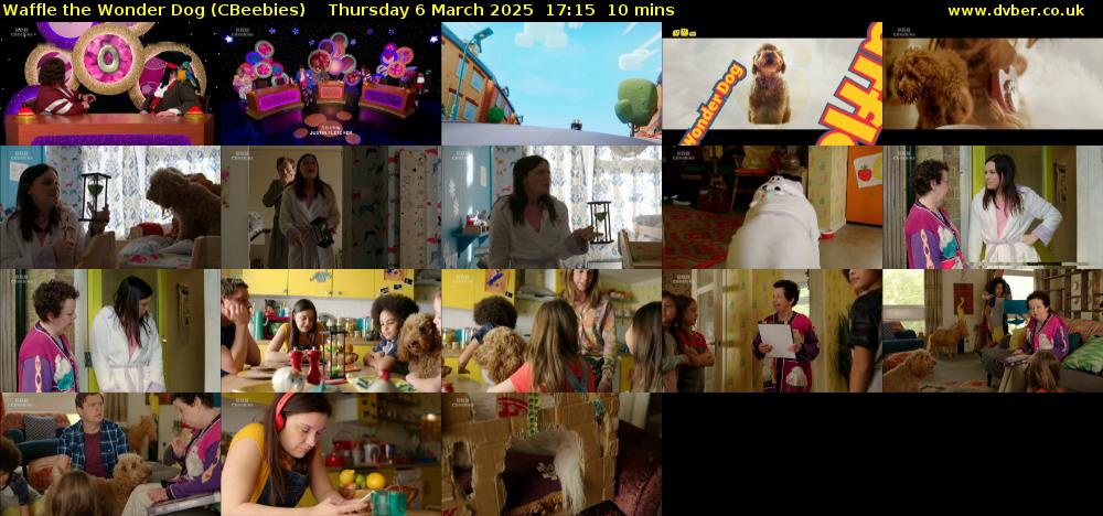 Waffle the Wonder Dog (CBeebies) Thursday 6 March 2025 17:15 - 17:25