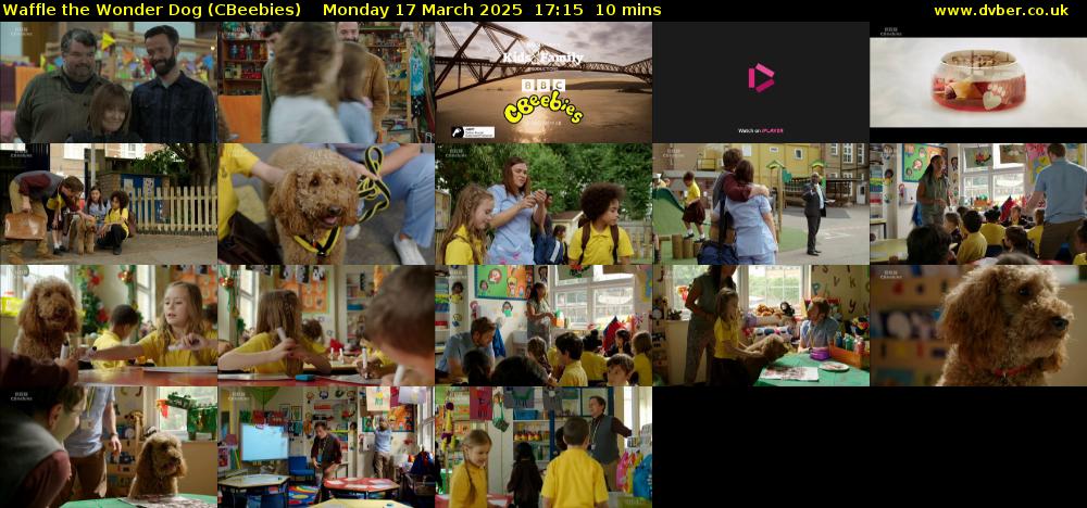 Waffle the Wonder Dog (CBeebies) Monday 17 March 2025 17:15 - 17:25