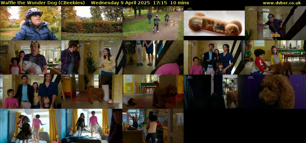 Waffle the Wonder Dog (CBeebies) Wednesday 9 April 2025 17:15 - 17:25