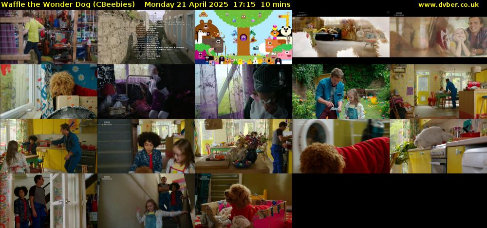 Waffle the Wonder Dog (CBeebies) Monday 21 April 2025 17:15 - 17:25