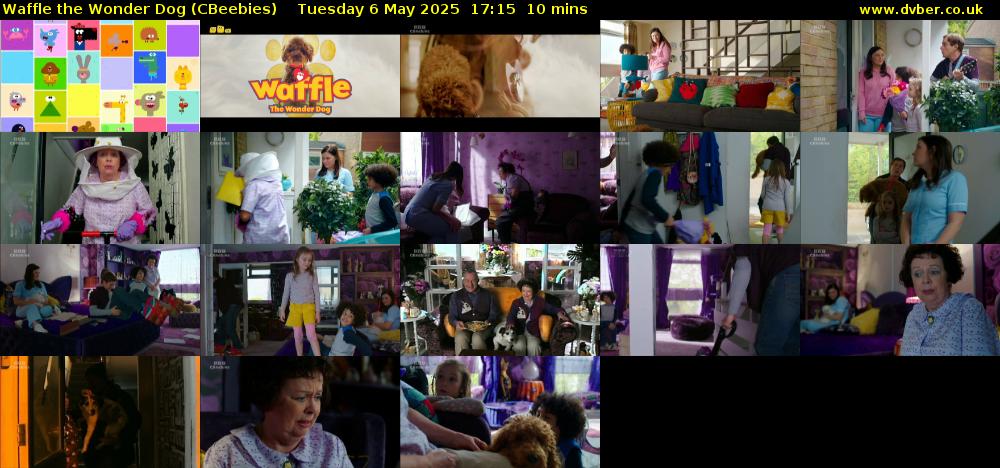 Waffle the Wonder Dog (CBeebies) Tuesday 6 May 2025 17:15 - 17:25