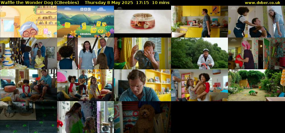 Waffle the Wonder Dog (CBeebies) Thursday 8 May 2025 17:15 - 17:25
