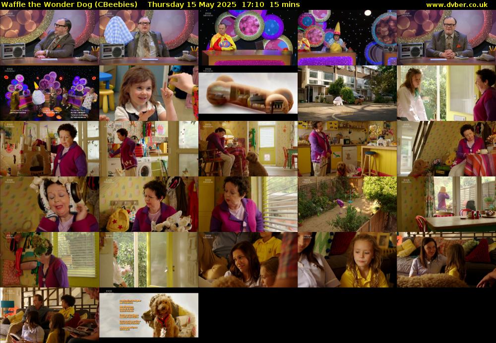 Waffle the Wonder Dog (CBeebies) Thursday 15 May 2025 17:10 - 17:25