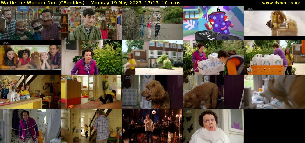 Waffle the Wonder Dog (CBeebies) Monday 19 May 2025 17:15 - 17:25