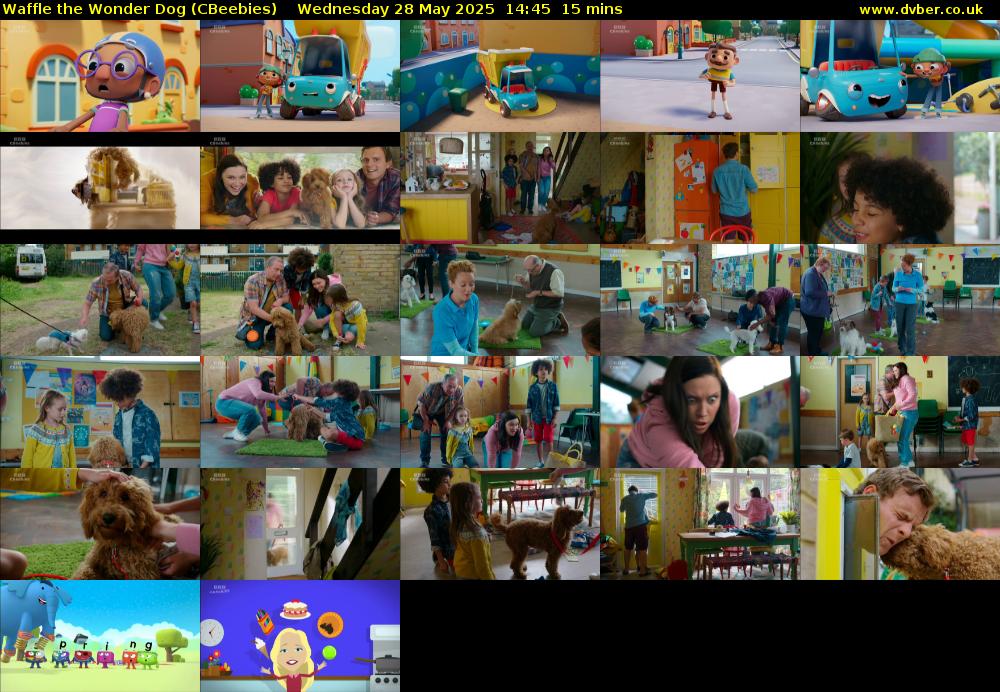 Waffle the Wonder Dog (CBeebies) Wednesday 28 May 2025 14:45 - 15:00