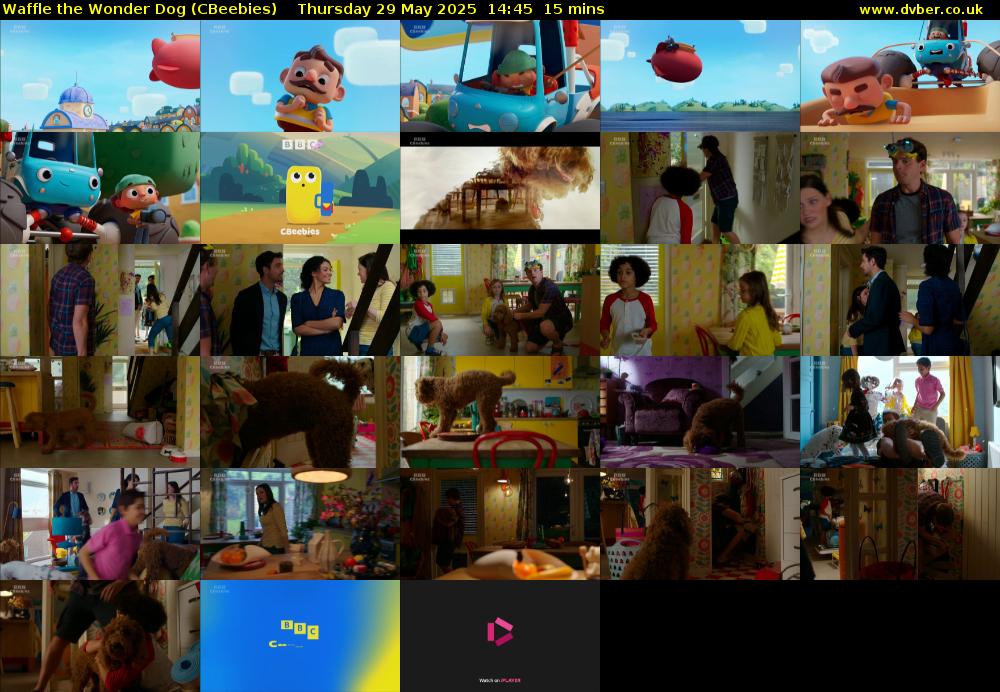 Waffle the Wonder Dog (CBeebies) Thursday 29 May 2025 14:45 - 15:00
