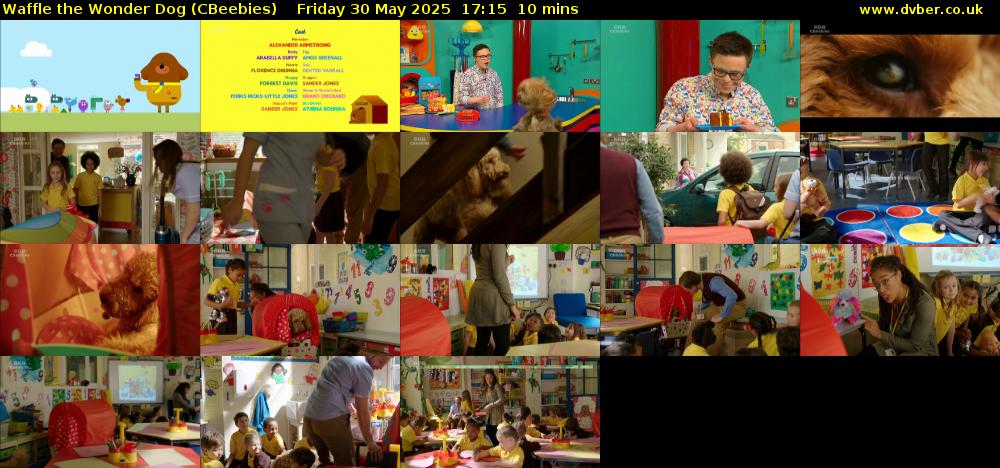 Waffle the Wonder Dog (CBeebies) Friday 30 May 2025 17:15 - 17:25