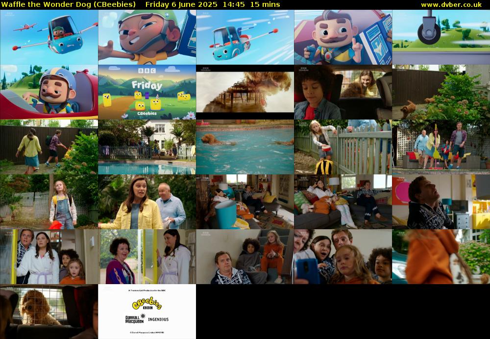 Waffle the Wonder Dog (CBeebies) Friday 6 June 2025 14:45 - 15:00