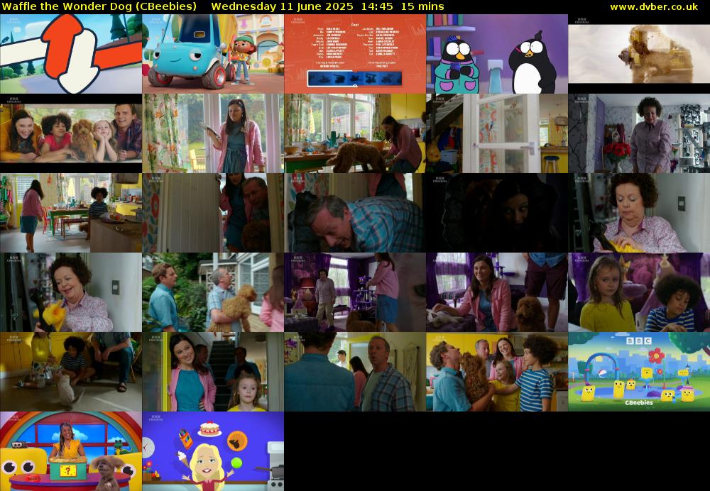 Waffle the Wonder Dog (CBeebies) Wednesday 11 June 2025 14:45 - 15:00