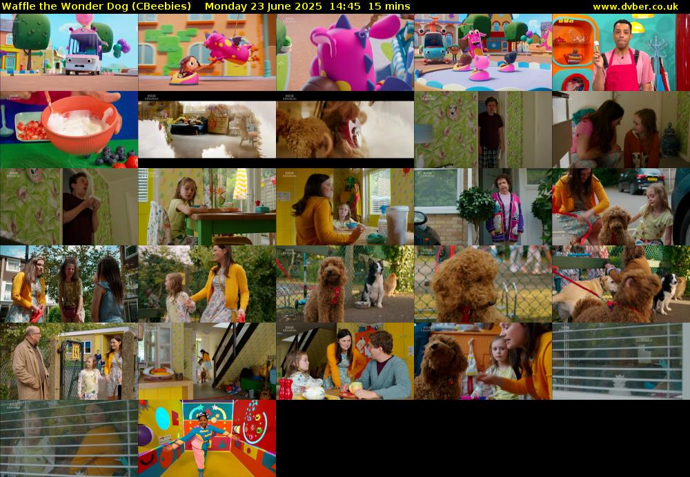Waffle the Wonder Dog (CBeebies) Monday 23 June 2025 14:45 - 15:00