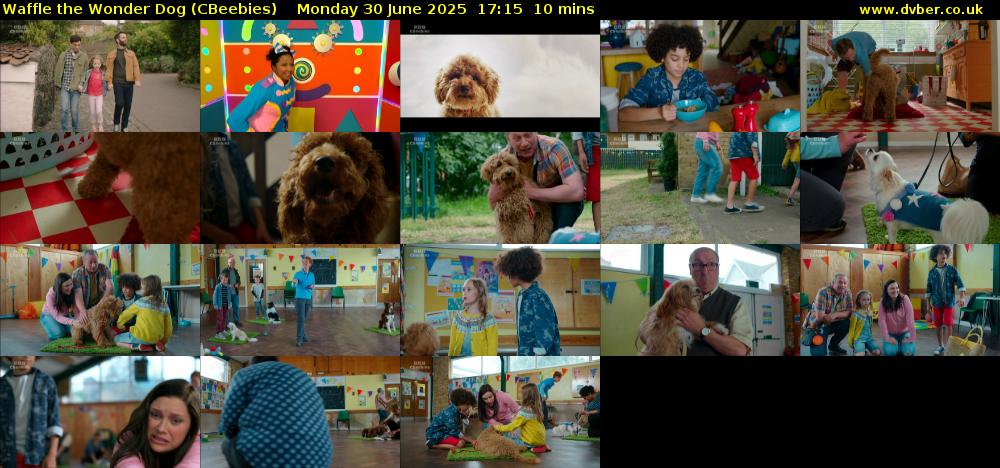 Waffle the Wonder Dog (CBeebies) Monday 30 June 2025 17:15 - 17:25