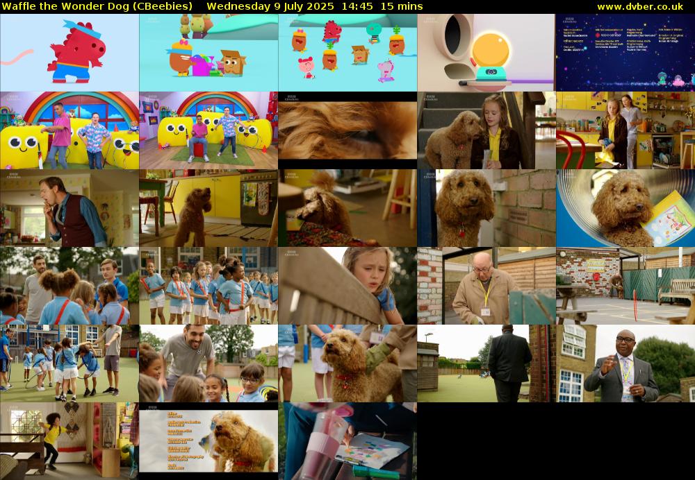 Waffle the Wonder Dog (CBeebies) Wednesday 9 July 2025 14:45 - 15:00