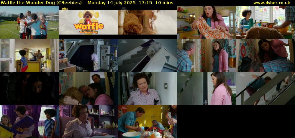 Waffle the Wonder Dog (CBeebies) Monday 14 July 2025 17:15 - 17:25