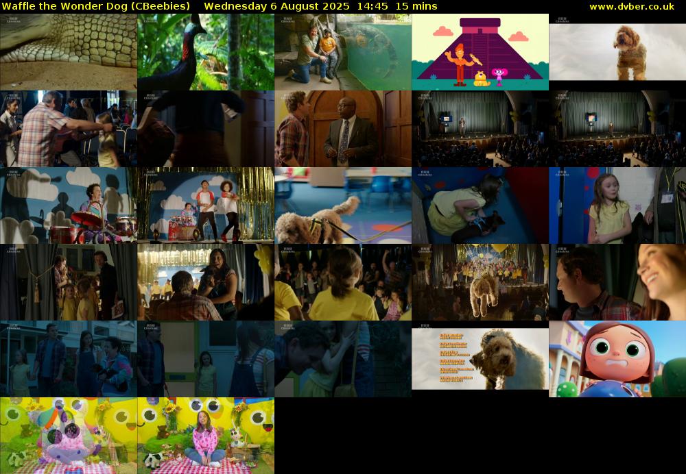 Waffle the Wonder Dog (CBeebies) Wednesday 6 August 2025 14:45 - 15:00