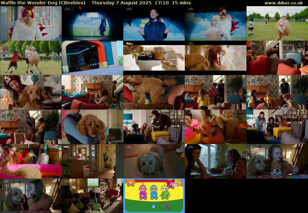 Waffle the Wonder Dog (CBeebies) Thursday 7 August 2025 17:10 - 17:25