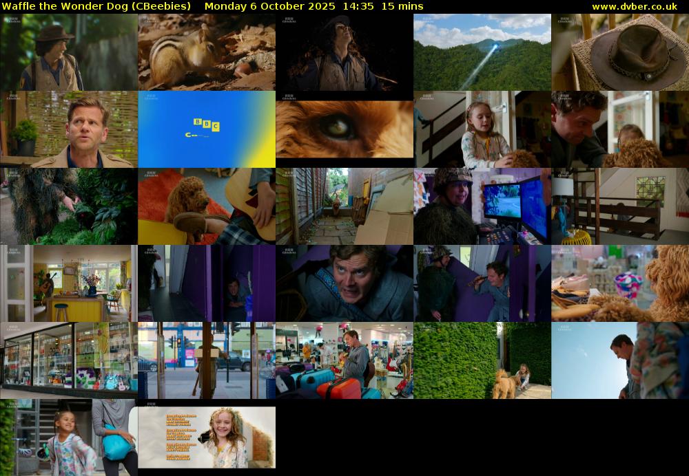 Waffle the Wonder Dog (CBeebies) Monday 6 October 2025 14:35 - 14:50