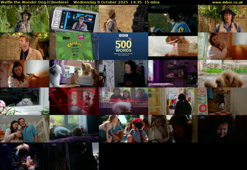 Waffle the Wonder Dog (CBeebies) Wednesday 8 October 2025 14:35 - 14:50