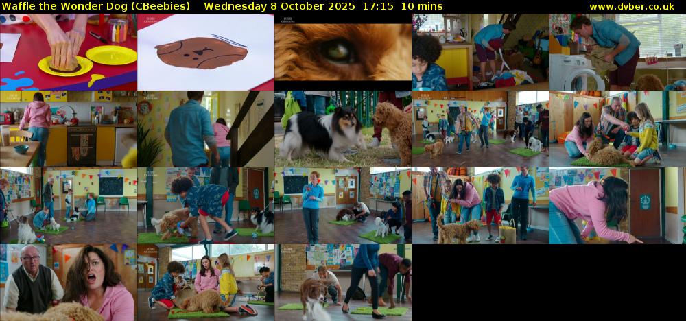 Waffle the Wonder Dog (CBeebies) Wednesday 8 October 2025 17:15 - 17:25