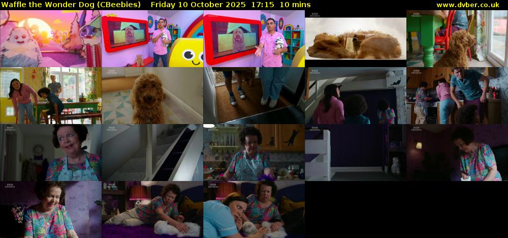 Waffle the Wonder Dog (CBeebies) Friday 10 October 2025 17:15 - 17:25