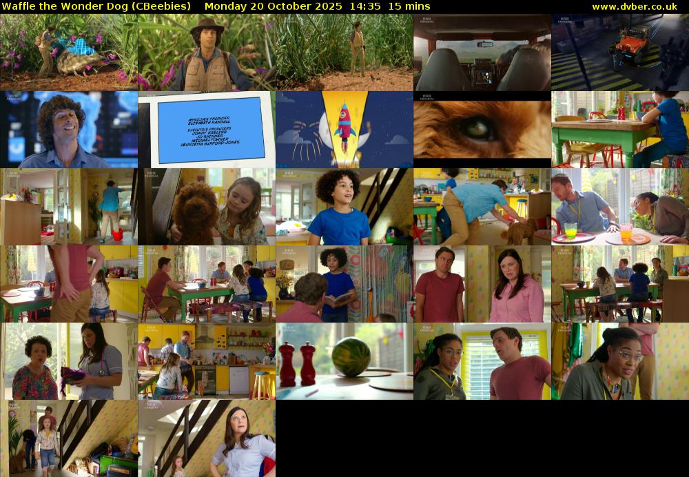 Waffle the Wonder Dog (CBeebies) Monday 20 October 2025 14:35 - 14:50