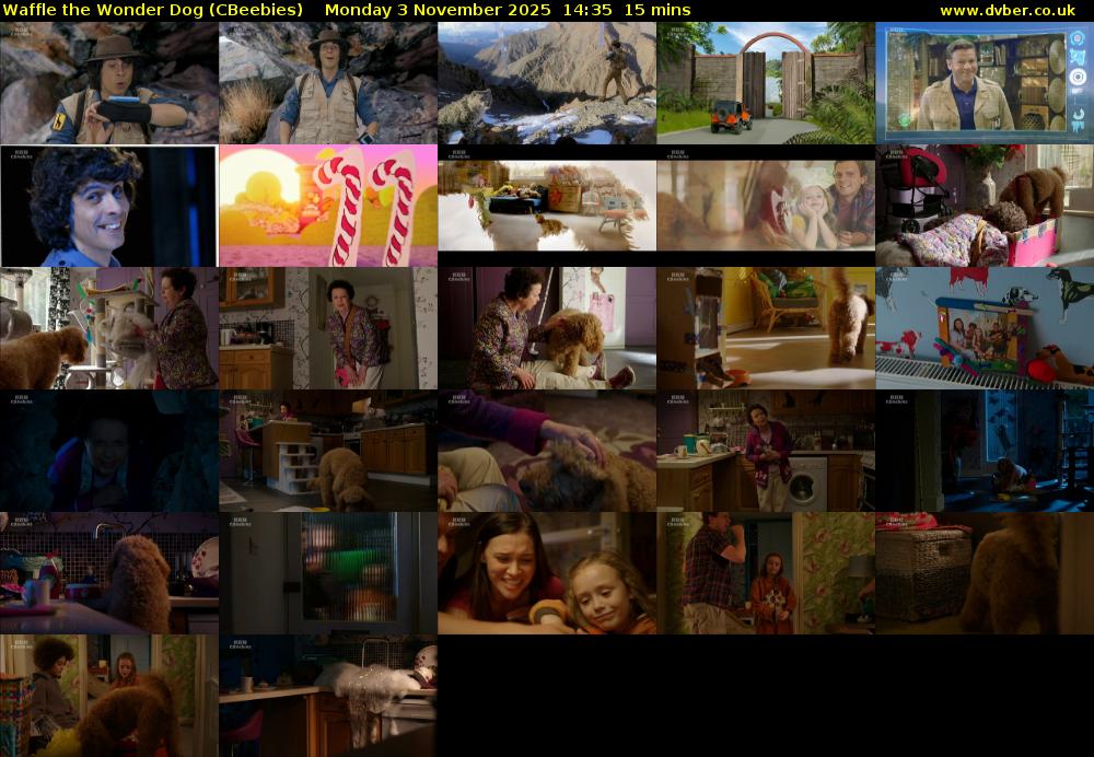 Waffle the Wonder Dog (CBeebies) Monday 3 November 2025 14:35 - 14:50