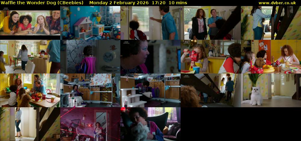 Waffle the Wonder Dog (CBeebies) Monday 2 February 2026 17:20 - 17:30