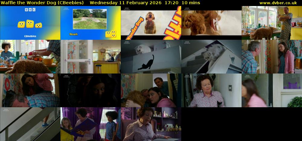 Waffle the Wonder Dog (CBeebies) Wednesday 11 February 2026 17:20 - 17:30