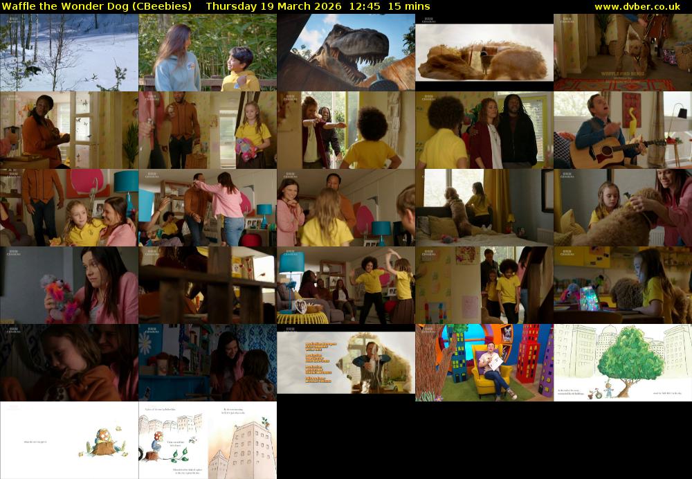 Waffle the Wonder Dog (CBeebies) Thursday 19 March 2026 12:45 - 13:00