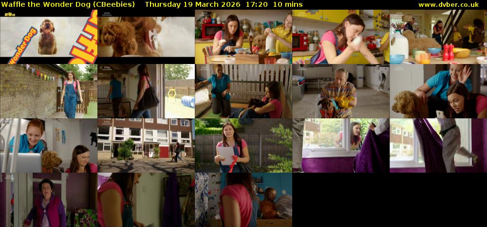 Waffle the Wonder Dog (CBeebies) Thursday 19 March 2026 17:20 - 17:30