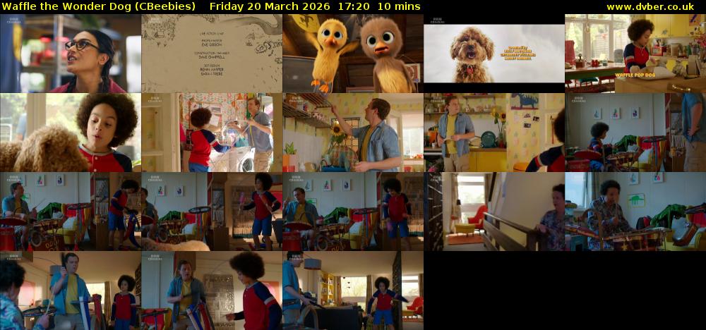 Waffle the Wonder Dog (CBeebies) Friday 20 March 2026 17:20 - 17:30