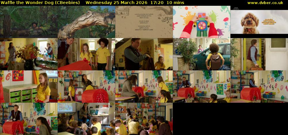 Waffle the Wonder Dog (CBeebies) Wednesday 25 March 2026 17:20 - 17:30