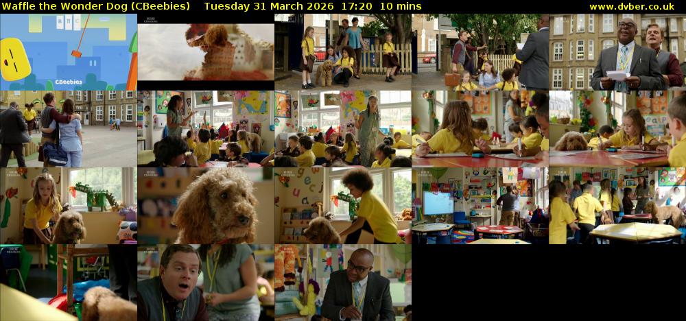 Waffle the Wonder Dog (CBeebies) Tuesday 31 March 2026 17:20 - 17:30