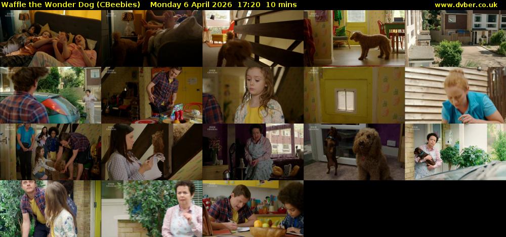 Waffle the Wonder Dog (CBeebies) Monday 6 April 2026 17:20 - 17:30