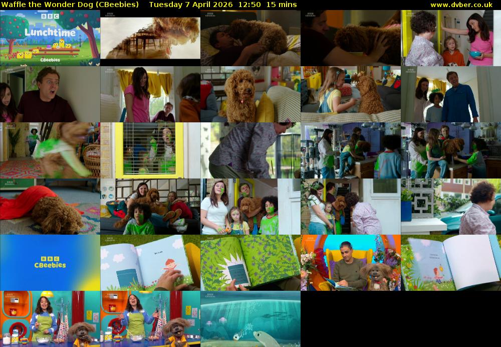 Waffle the Wonder Dog (CBeebies) Tuesday 7 April 2026 12:50 - 13:05