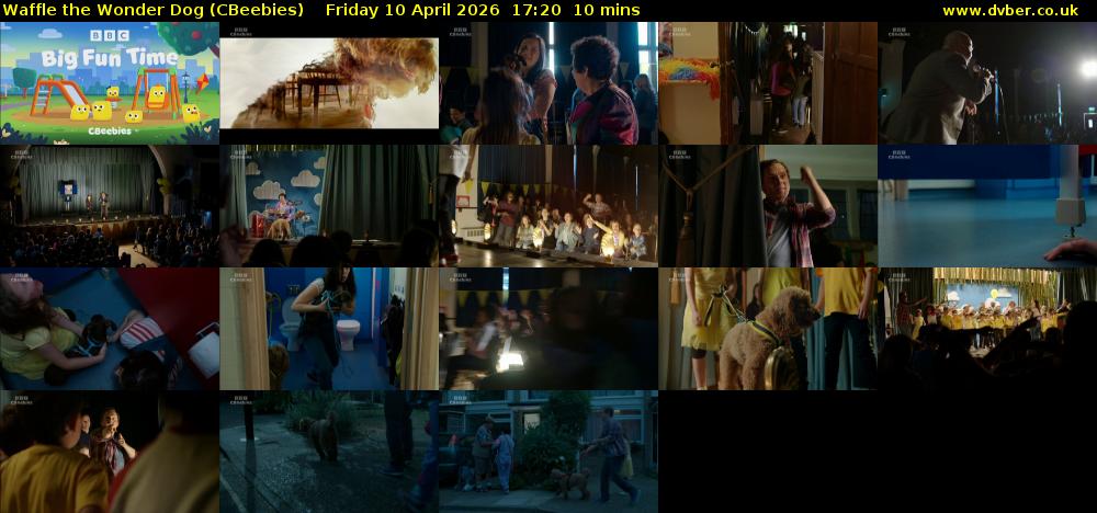 Waffle the Wonder Dog (CBeebies) Friday 10 April 2026 17:20 - 17:30