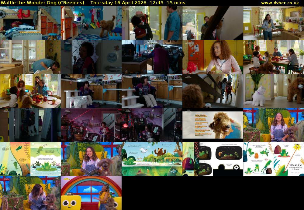 Waffle the Wonder Dog (CBeebies) Thursday 16 April 2026 12:45 - 13:00
