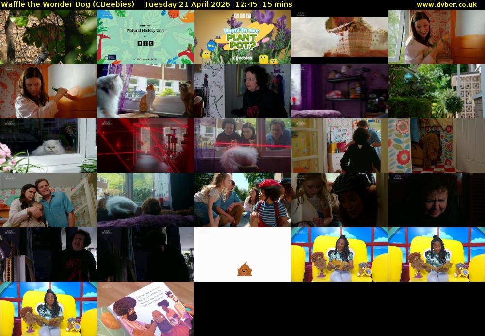 Waffle the Wonder Dog (CBeebies) Tuesday 21 April 2026 12:45 - 13:00